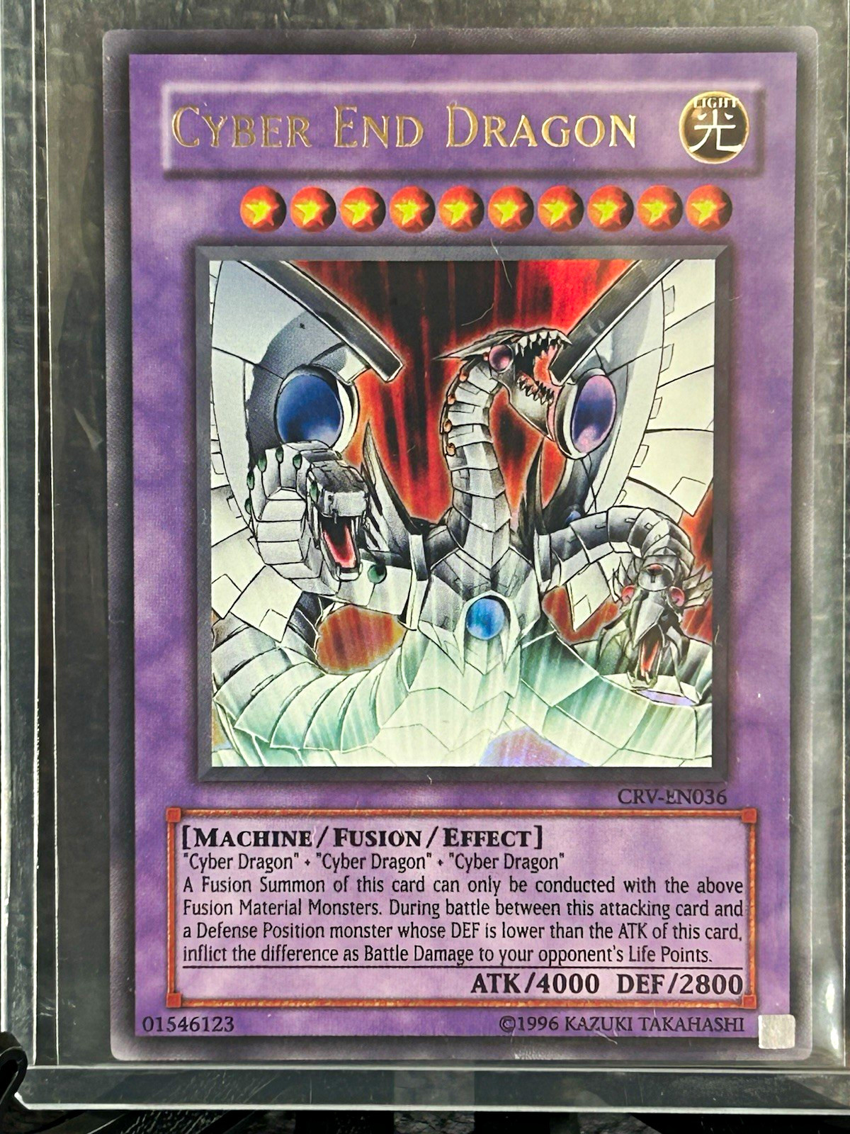 Yu-Gi-Oh Cyber End Dragon CRV-EN036 Cybernetic Revolution Ultra Rare 4000/2800