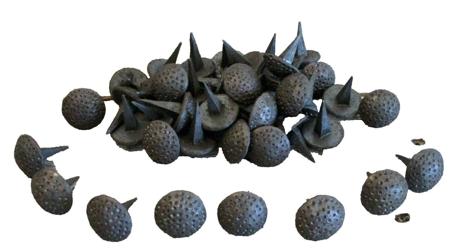 15 Decorative Nails Clavos Hand Forged Metal Tacks