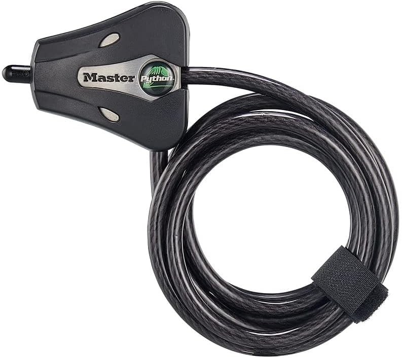 6-Foot Python Cable Lock Outdoor Weather-Resistant, 8418D
