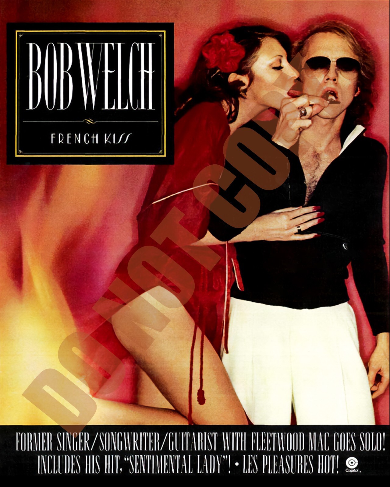 1977 Bob Welch French Kiss Album Magazine Promo Ad 8x10 Photo