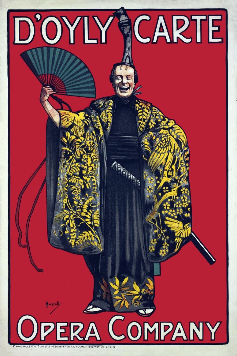 🎭 D\'Oyly Carte Opera Company Vintage Poster - 24x36