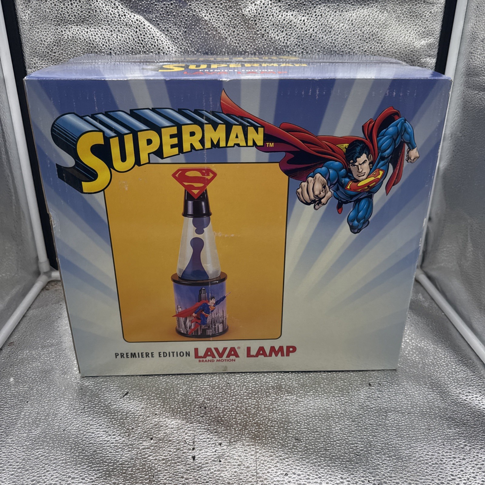 Vintage Superman Lava Lamp Rare Limited Edition Vandor 20\