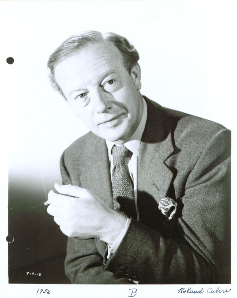 Actor Roland Culver studio publicity still 8x10 1956