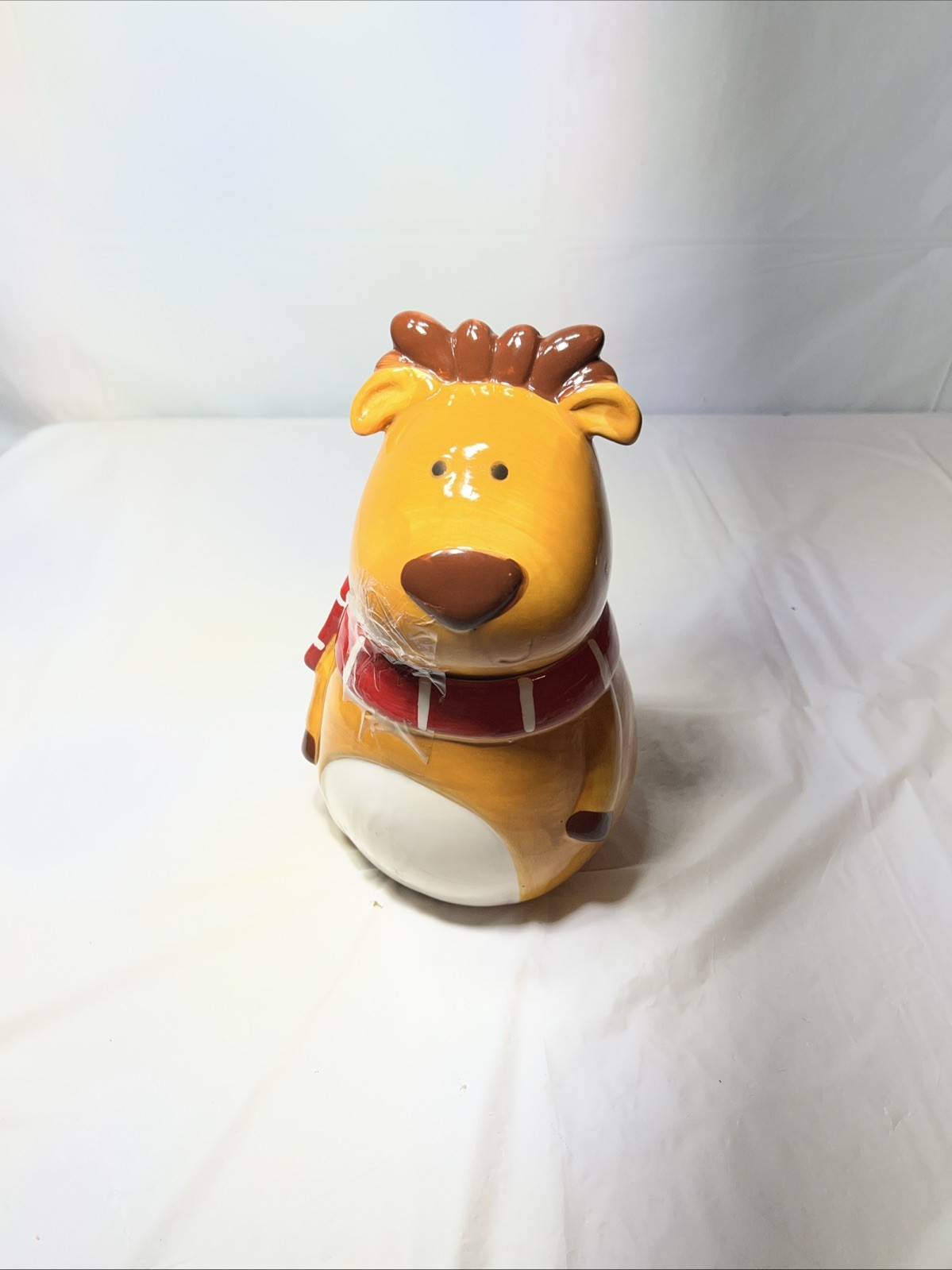 Ceramic Reindeer Cookie Jar by David’s Cookies
