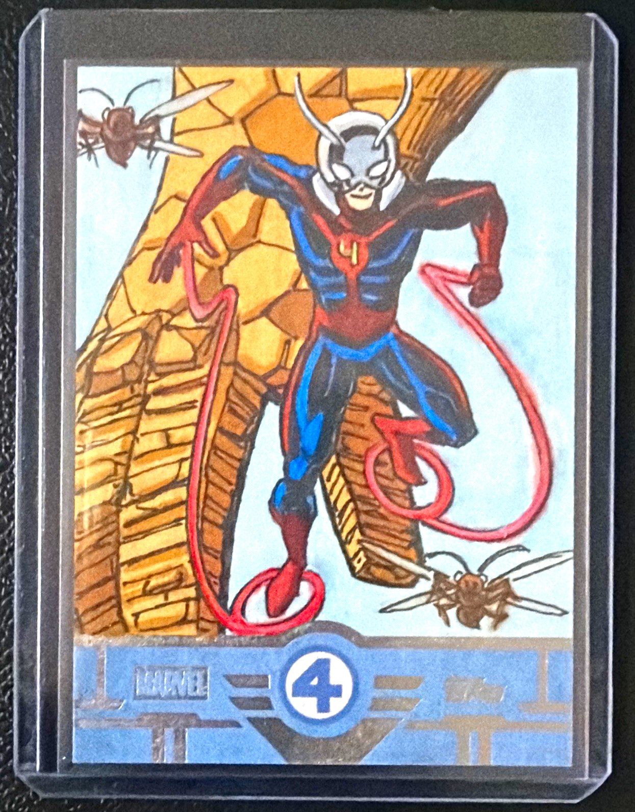 2026 Topps Finest Fantastic Four 65th Ant-Man Sketch Auto Kevin Norman 1/1