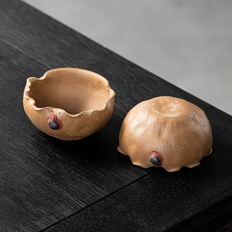 130ml Master Cup Real Yixing Zisha Duan Clay Kungfu Tea Cup Handmade Chinese Cup