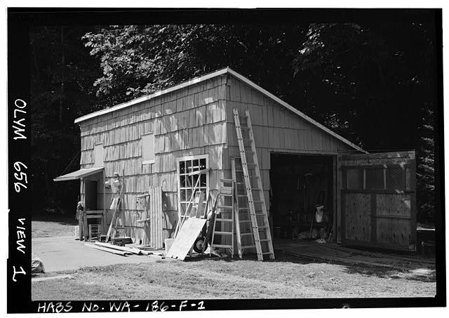 Barnes Point WA Lake Crescent Tavern Outdoor Recreation Building 1900s
