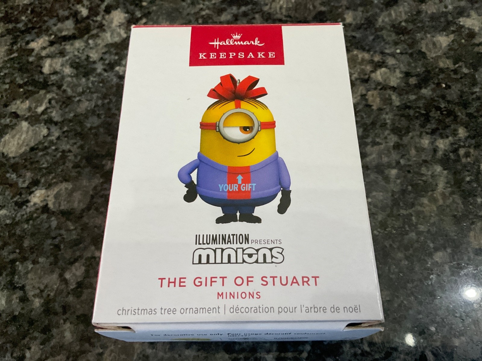 Hallmark 2023 Gift of Stuart Minions Movie Sings Merry Xmas Keepsake Ornament