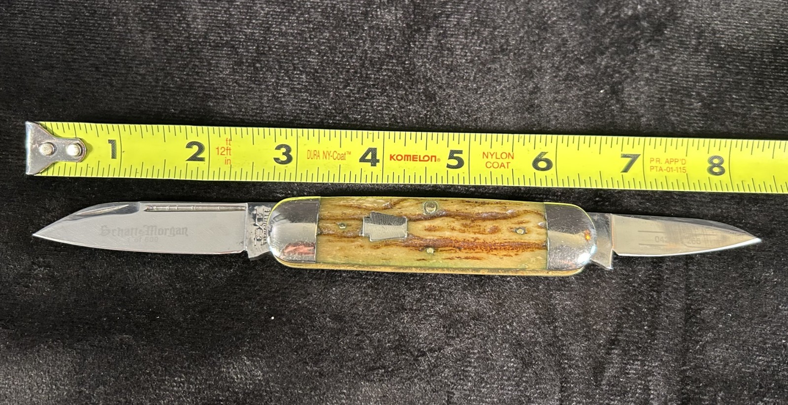 Rare Vintage Schatt & Morgan Sunfish Knife 1 of 600 (Model 042265) Bone Handle