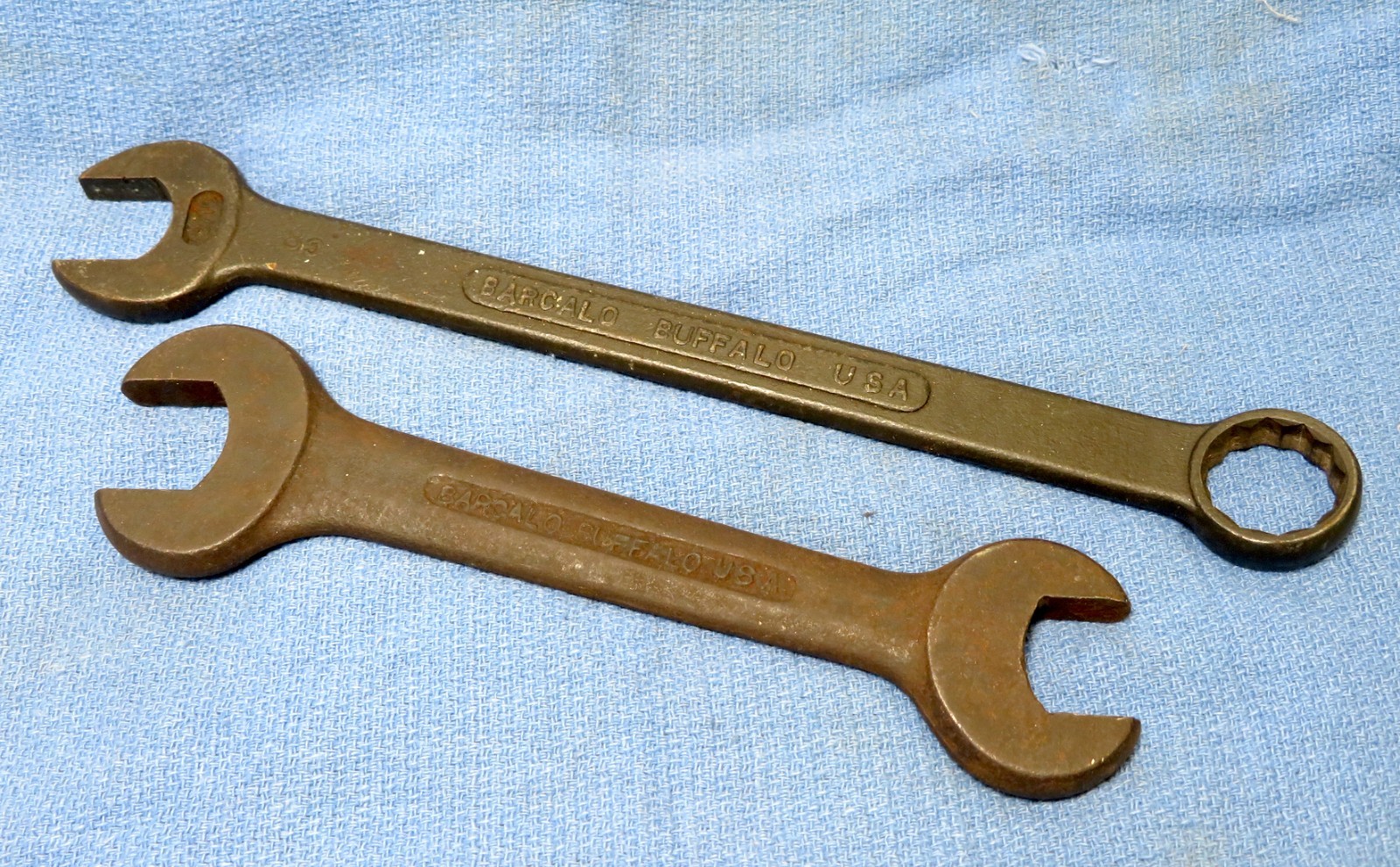 Vintage 2 Barcola Buffalo Wrenches Open End 7/8\