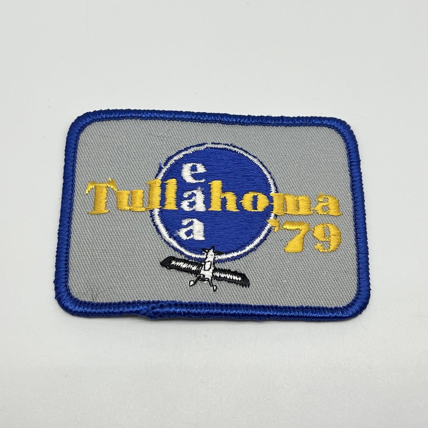 Vintage 1979 EAA Tullahoma Patch Experimental Aircraft Aviation Airplane Pilot