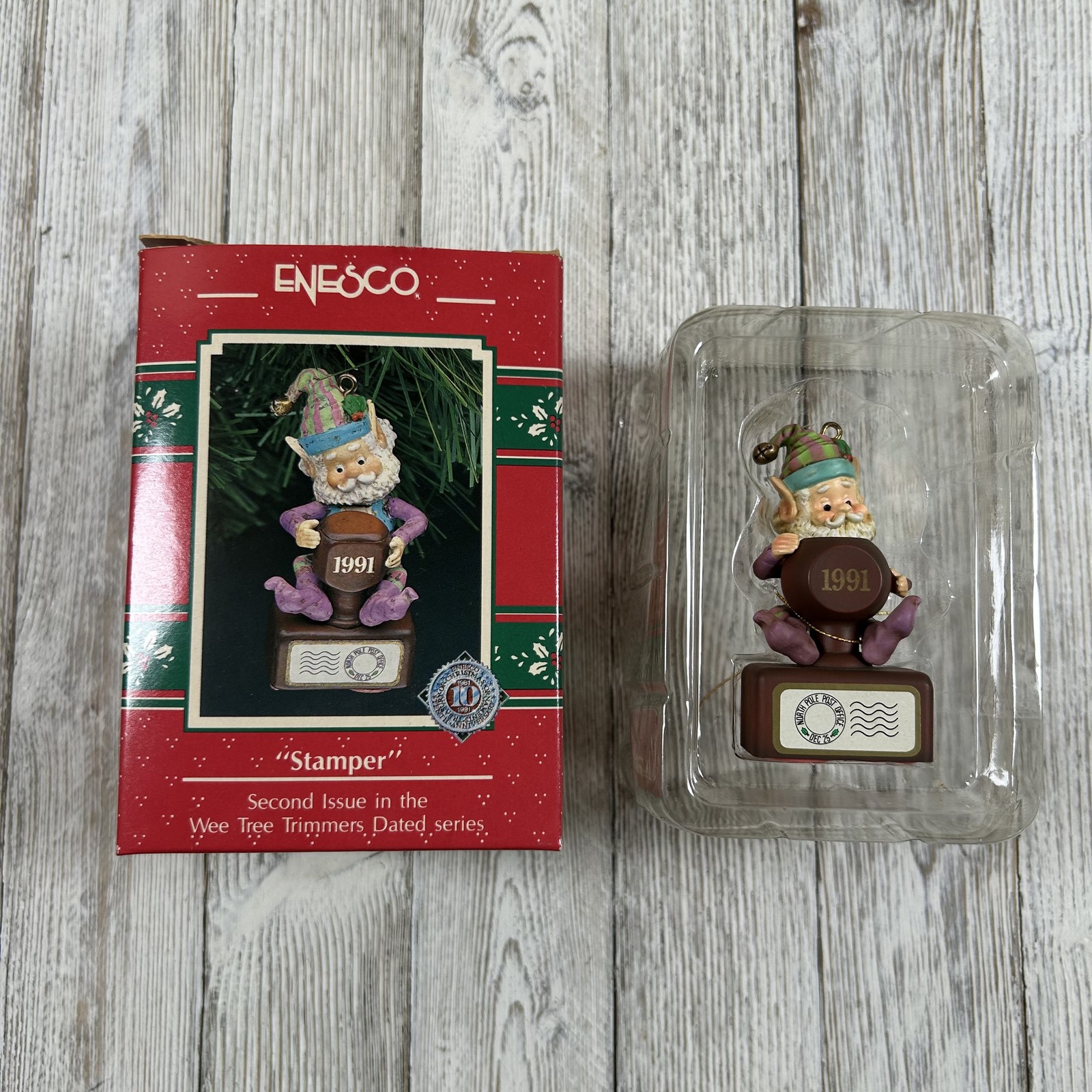 Vintage 1991 Enesco Treasury Ornament \ Vintage 1991 Enesco Treasury Ornament \
