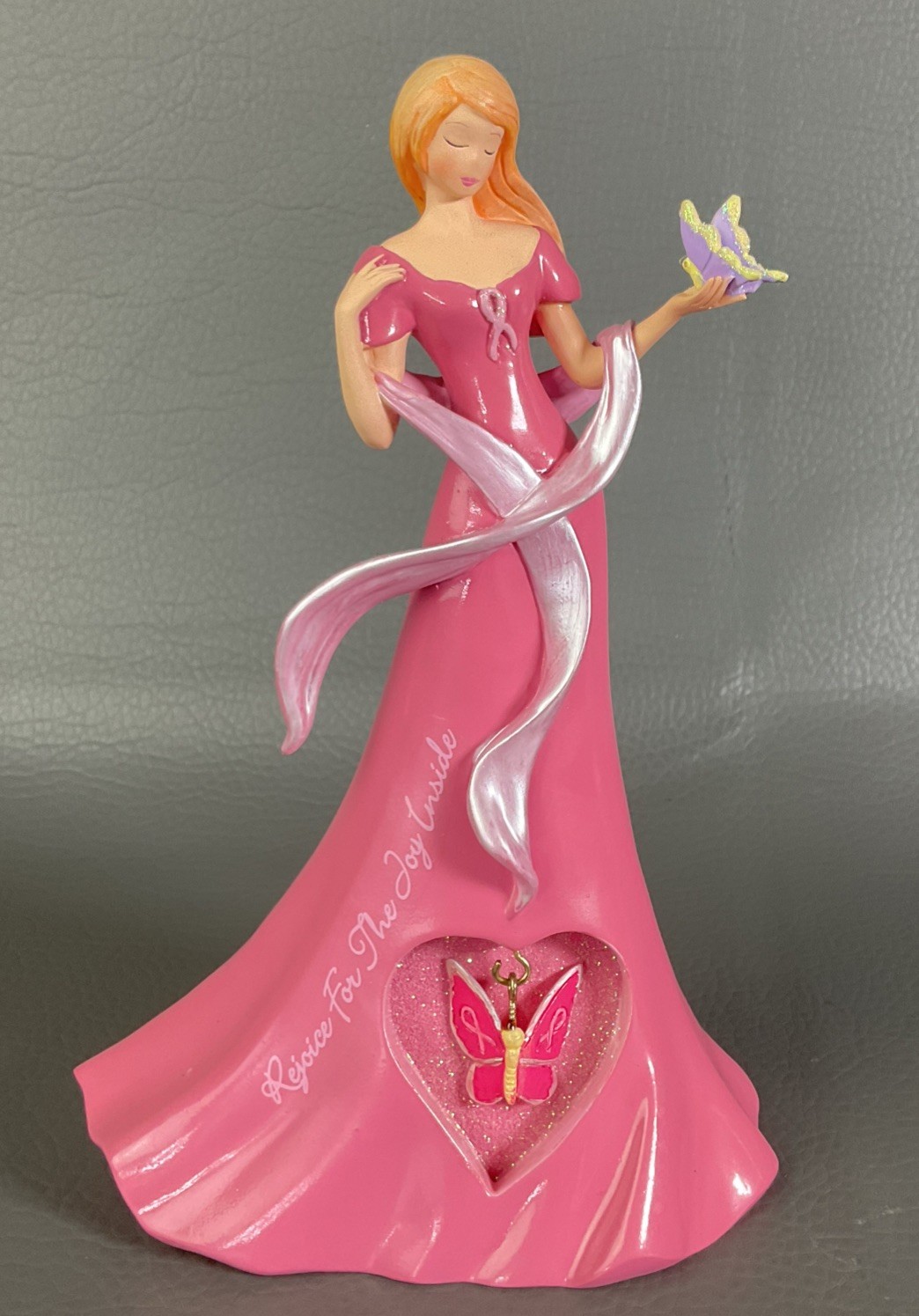 Hamilton Collection Celebrate The Hope Within Breast Cancer Awareness Figure