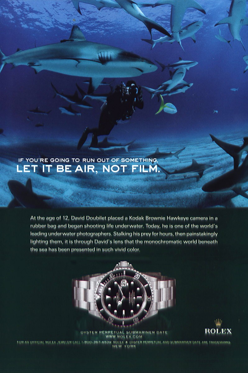 2006 Rolex Watch: Let It Be Air Vintage Print Ad 2006 Rolex Watch: Let It Be Air Vintage Print Ad
