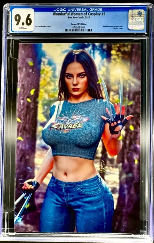 Wonderful Women of Cosplay #2 CGC 9.6 (2025) X-23 Savage - LTD 100 WOLVERINE 🔥