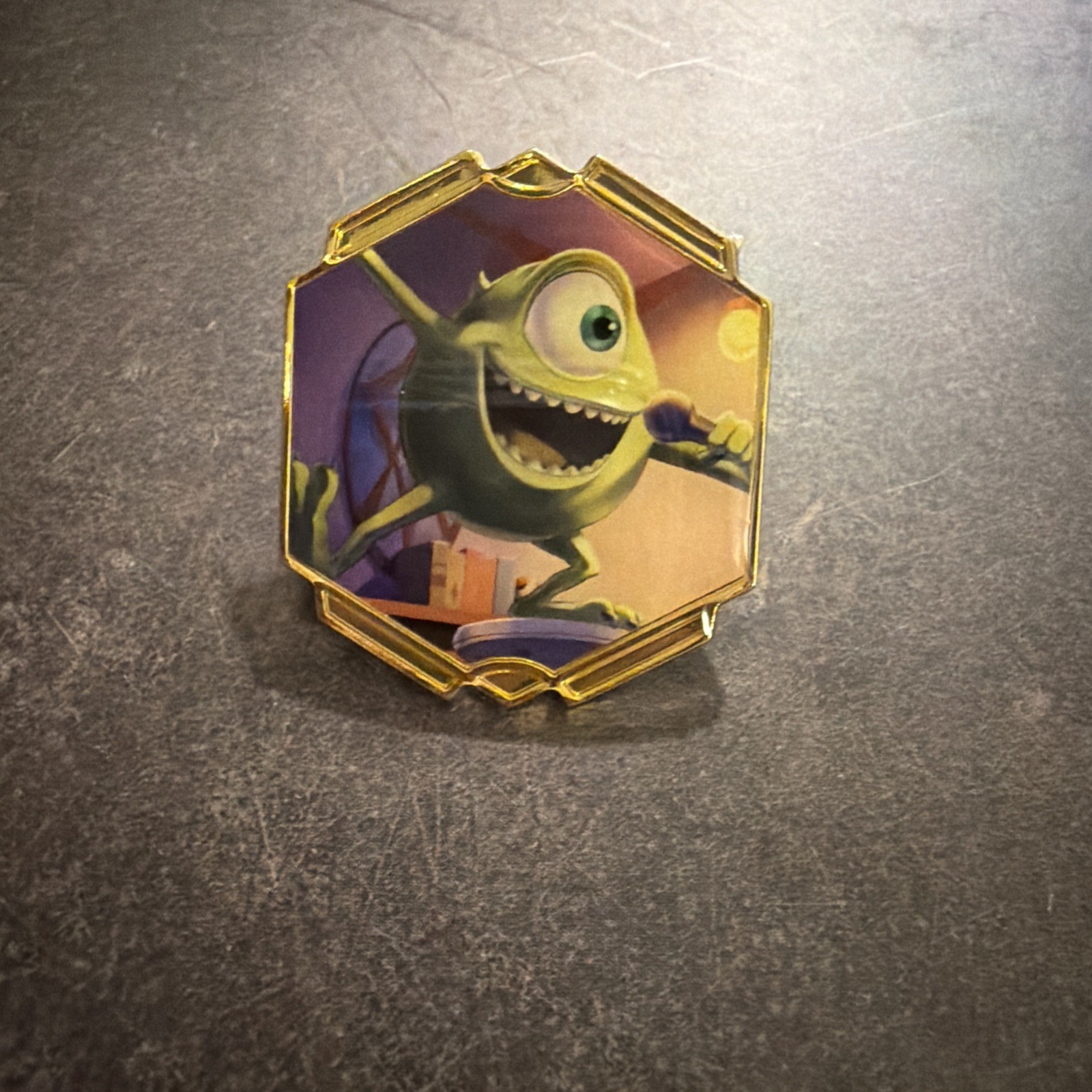 Mike Wazowski Monsters pixar Lorcana Enamel Disney Pin – Costco Exclusive Mike Wazowski Monsters pixar Lorcana Enamel Disney Pin – Costco Exclusive