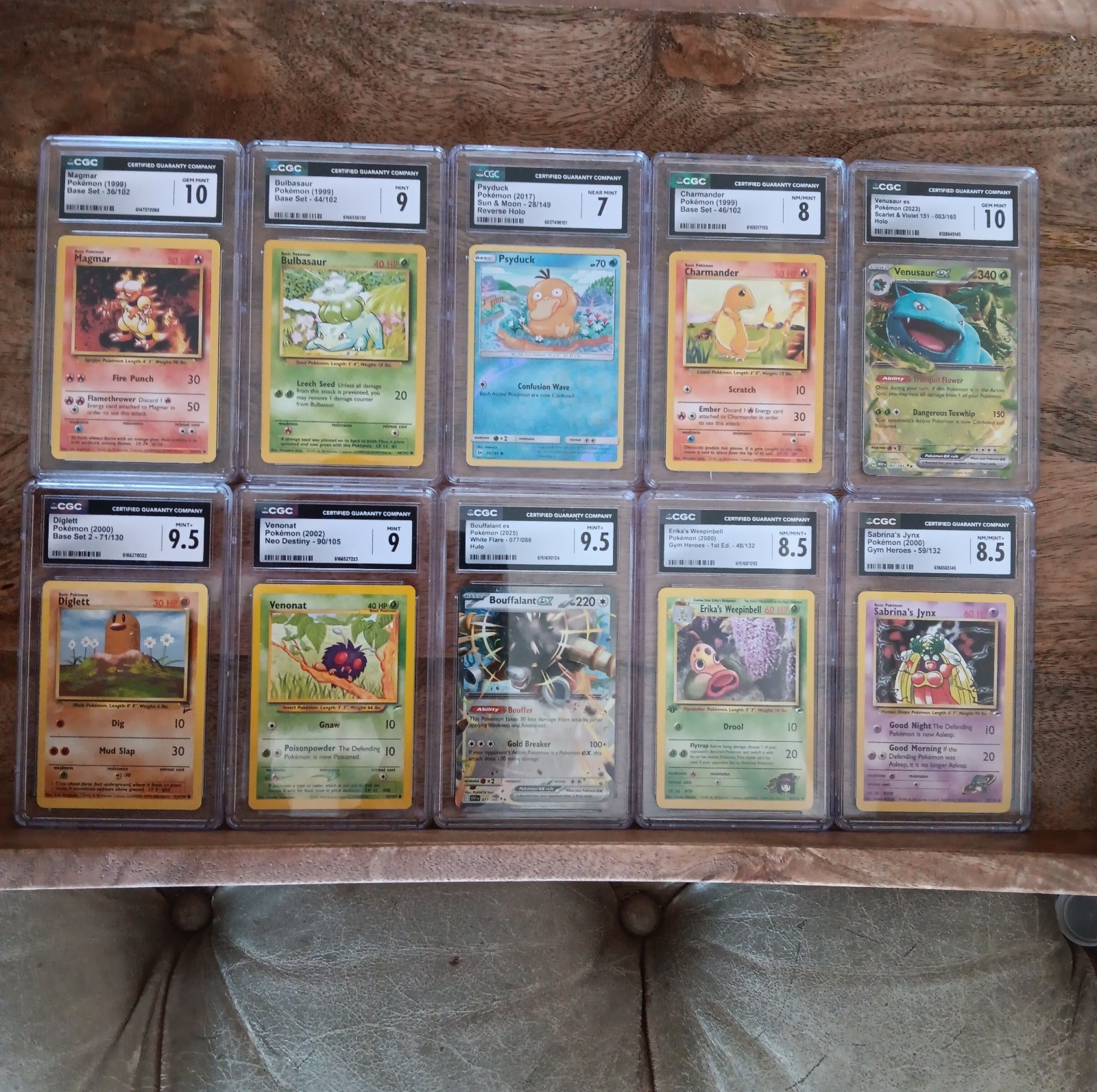 10 Graded Pokémon Card Lot 10 Graded Pokémon Card Lot