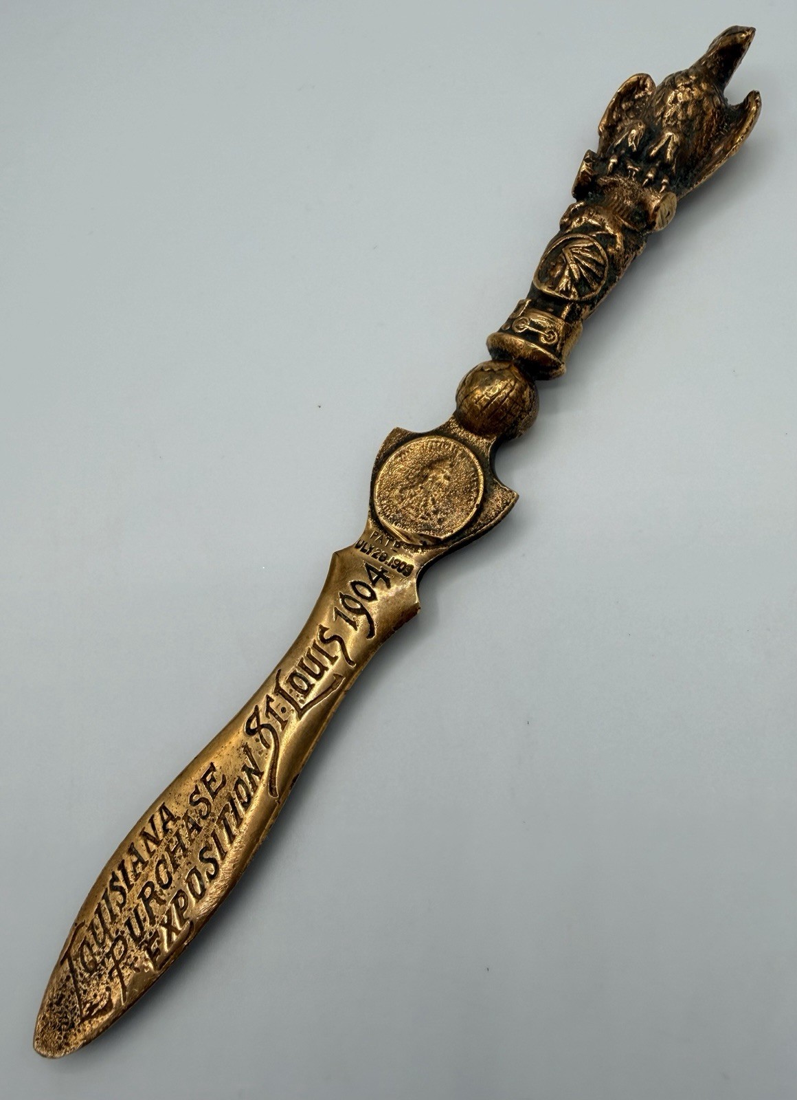 Antique 1904 St Louis World’s Fair Louisiana Purchase Exposition Letter Opener