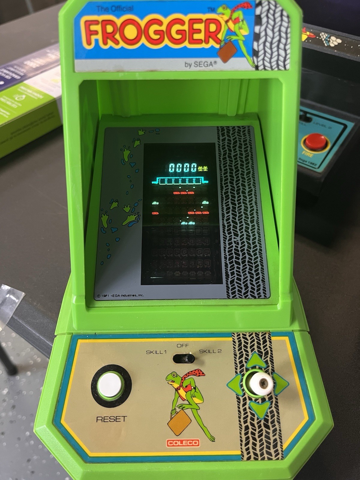 Frogger Vintage 1981 Coleco Tabletop Arcade Game Sega Electronic Toy 8\ Frogger Vintage 1981 Coleco Tabletop Arcade Game Sega Electronic Toy 8\