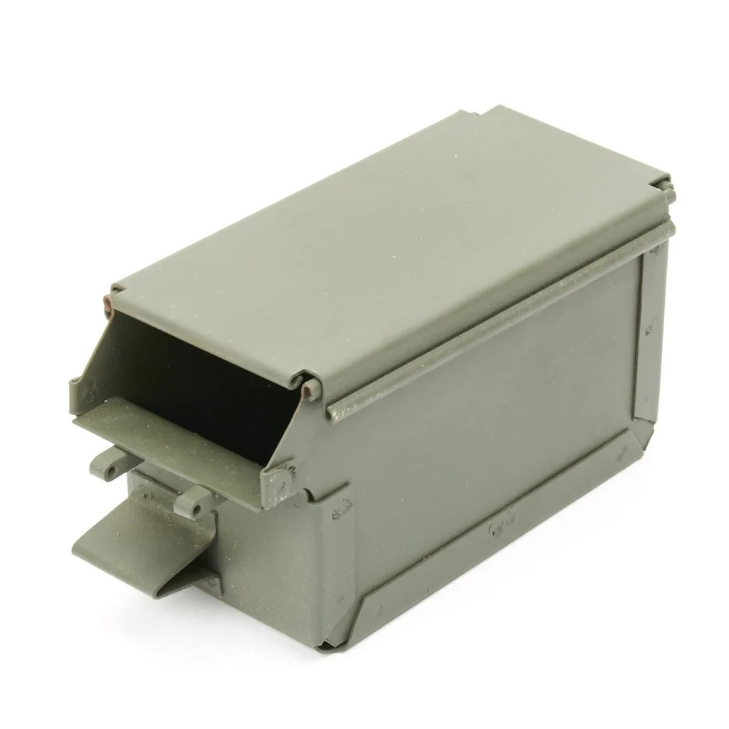 US WWII Browning .30 Cal 1919A4 Feed Tray 100 Round Ammo Box
