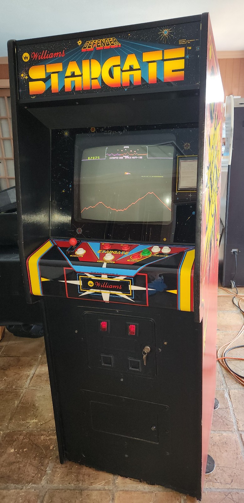Stargate Video Arcade Game Machine WORKING CLEAN Defender Sequel Williams