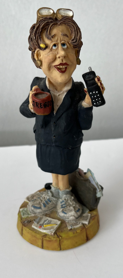 Doug Harris Career Woman All In A Day's Work Figurine Russ Berrie 100692 Vintage