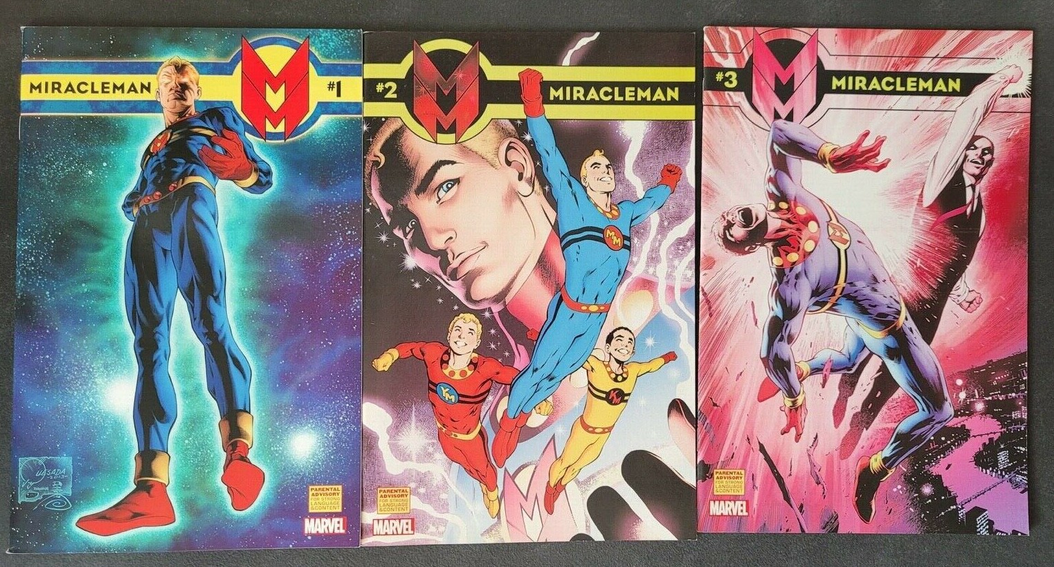 MIRACLE MAN #1 2 3 (2014) MARVEL COMICS ALAN MOORE GARRY LEACH ALAN DAVIS