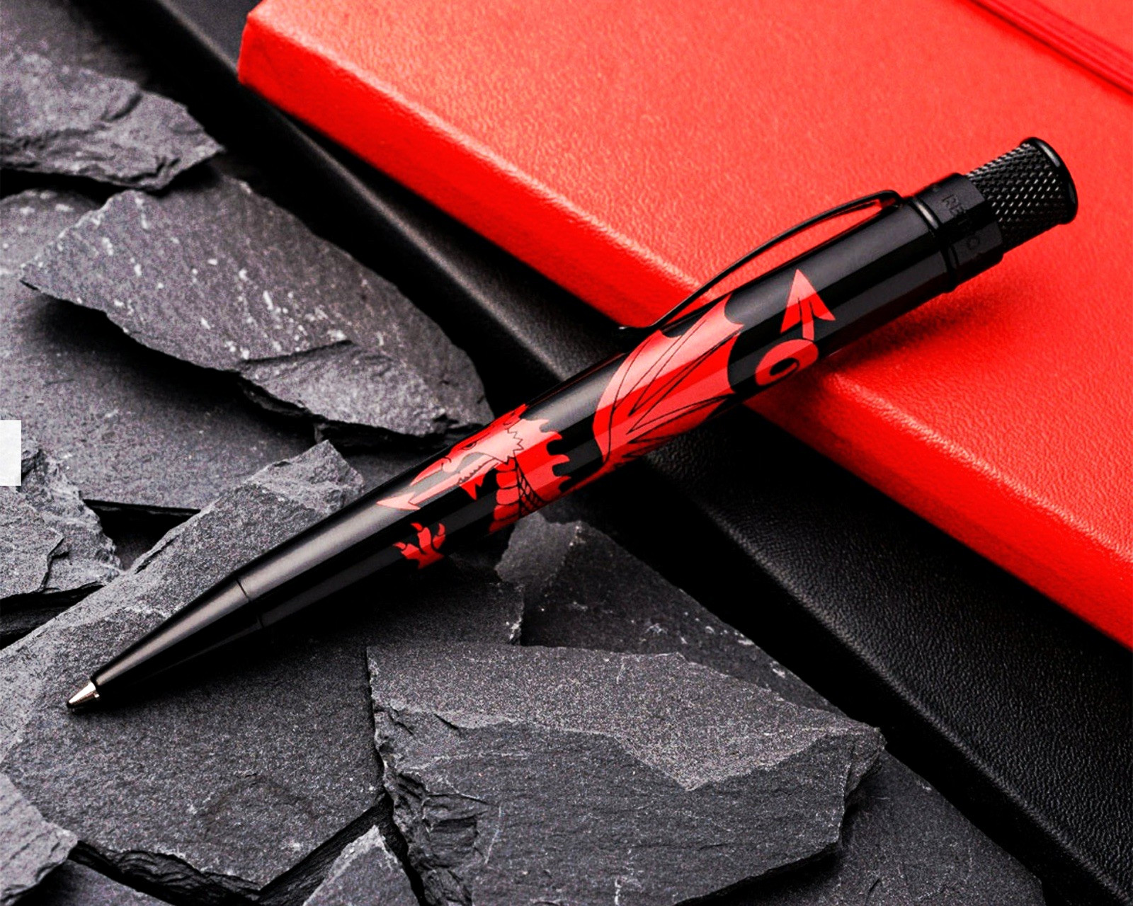 🐉 Retro 51 Red Dragon Tornado Rollerball — Pure Pens SOLD OUT LIMITED ED