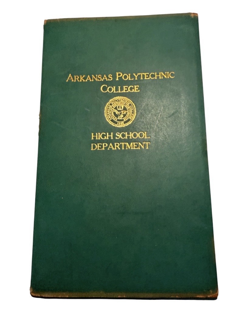 1925 Arkansas Polytechnic College High School Diploma Holder 