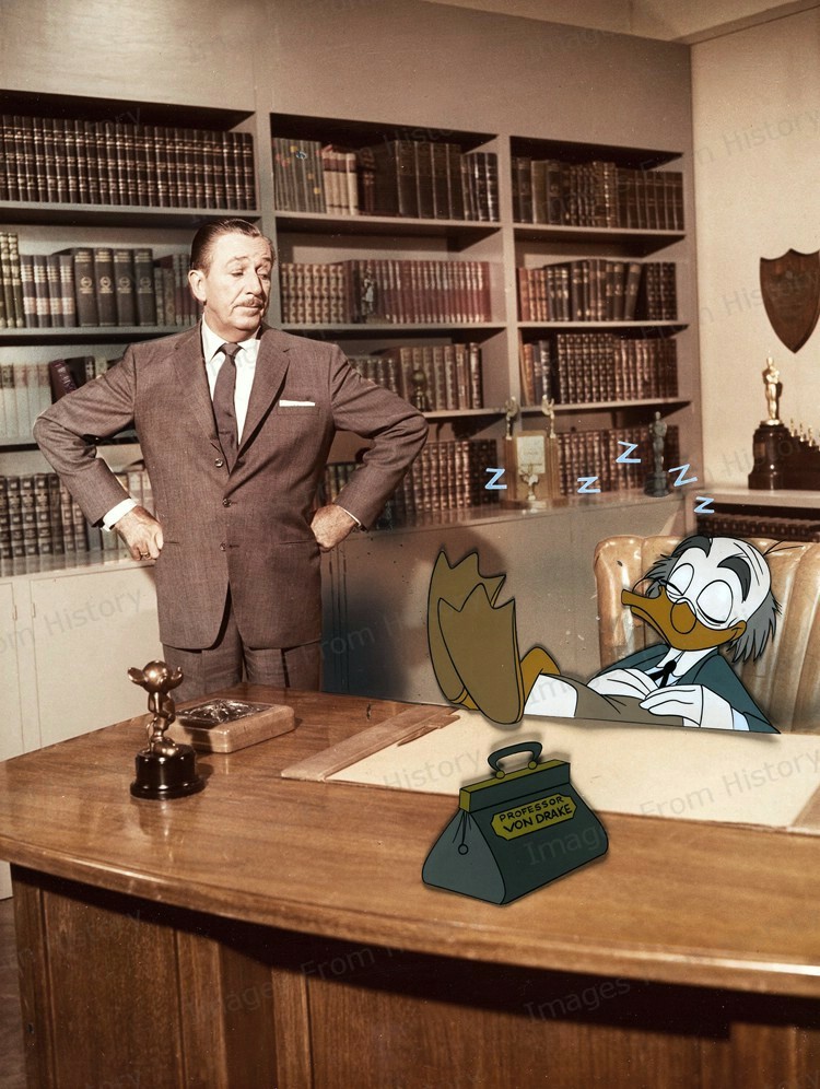 8x10 Print Walt Disney Ludwig Von Drake 1961 Courtesy Walt DIsney Co #WDGD