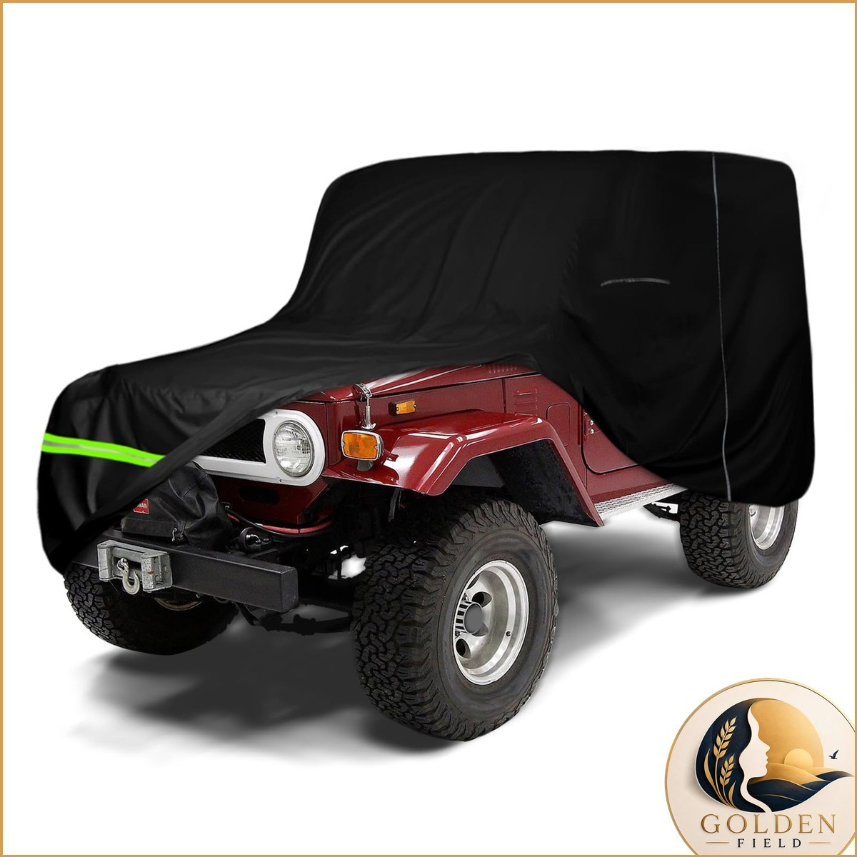 SAPUBK Waterproof Car Cover Replace 1960-1984 Toyota Land Cruiser FJ40/41/42