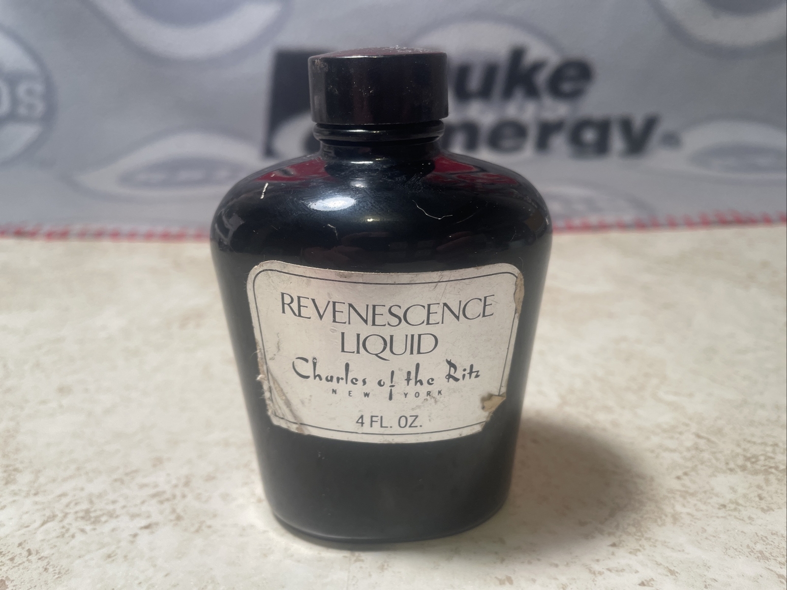Vintage Charles On The Ritz 4 Oz Revenescence Liquid Bottle Empty Vintage Charles On The Ritz 4 Oz Revenescence Liquid Bottle Empty