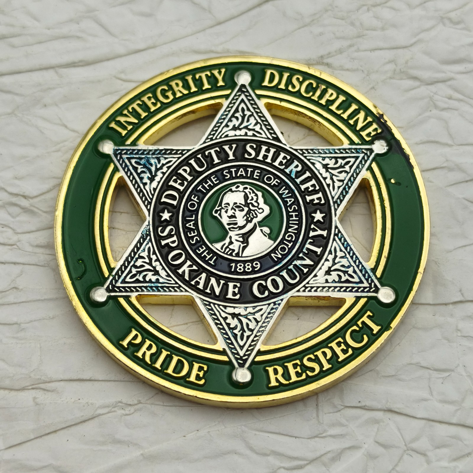 Spokane County Deputy Sheriff WA Challenge Coin
