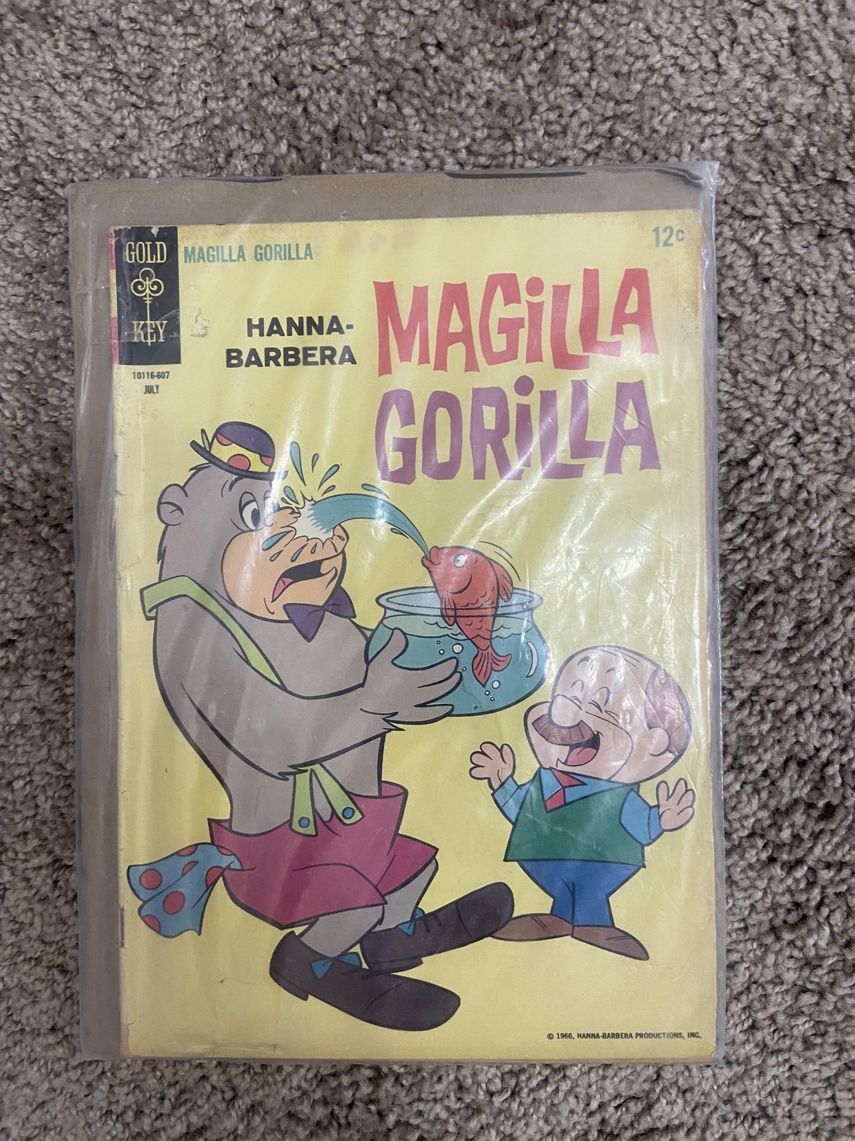 Vintage 1966 Magilla Gorilla Comic Book Gold Key Hanna-Barbera July Issue