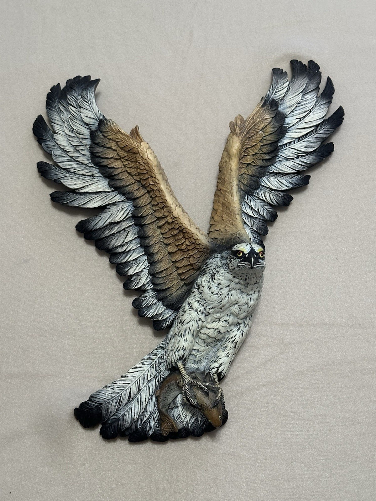 Vintage 1970 Fraser Art Osprey Fish Hawk 16\ Vintage 1970 Fraser Art Osprey Fish Hawk 16\