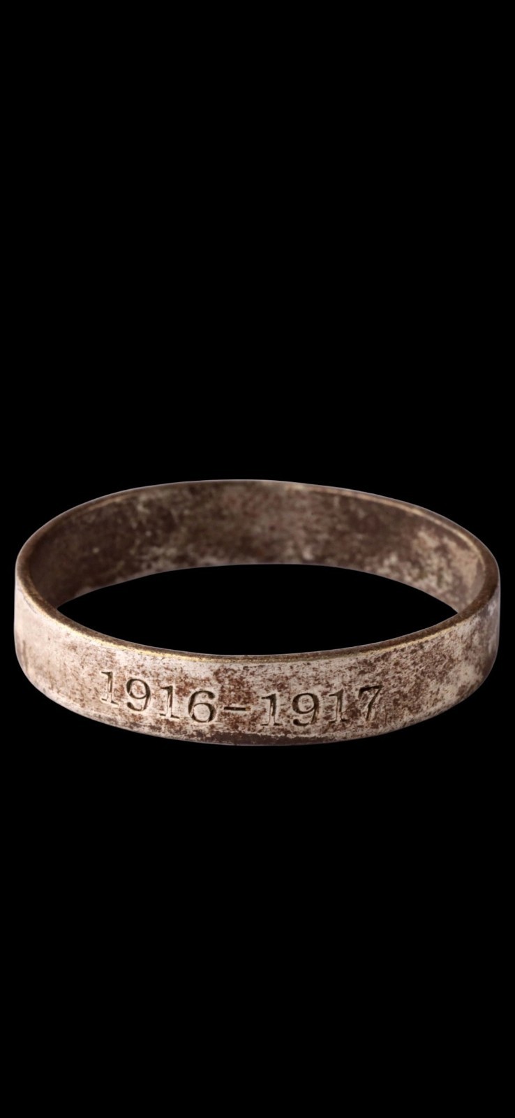 Ww1 Era Ring Unique Antique Rare Soldiers WWII Ww2 Central European 1916 - 1917