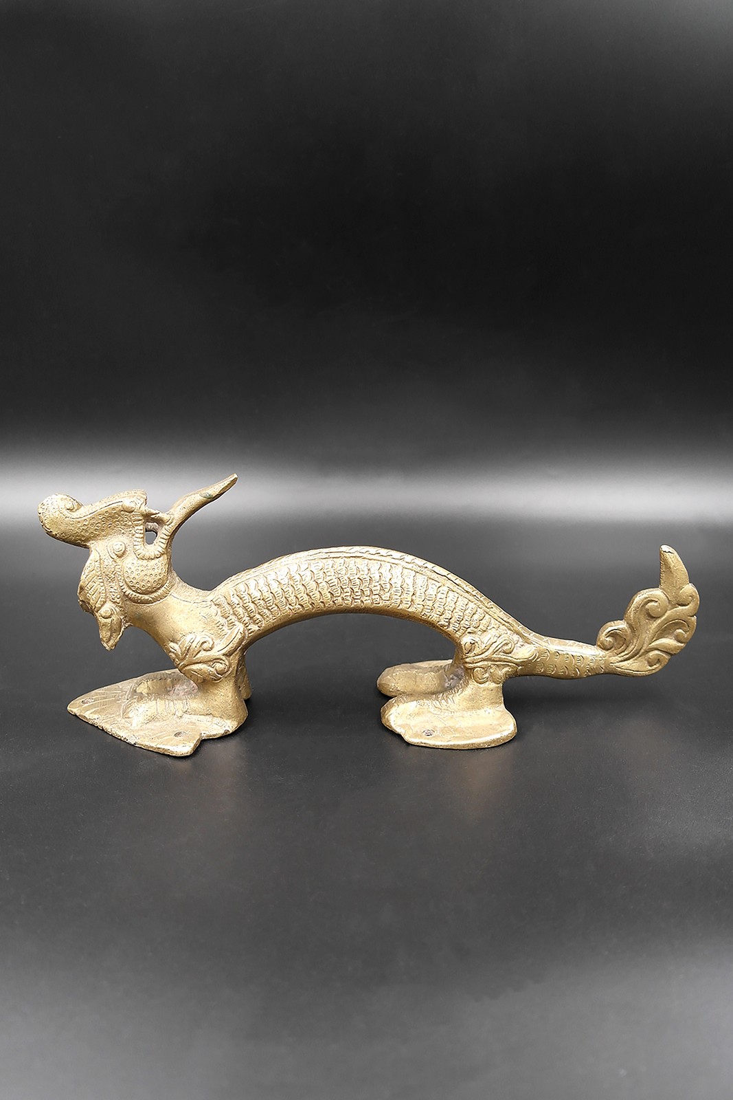 Traditional Brass Dragon Shape Antique Door Handle