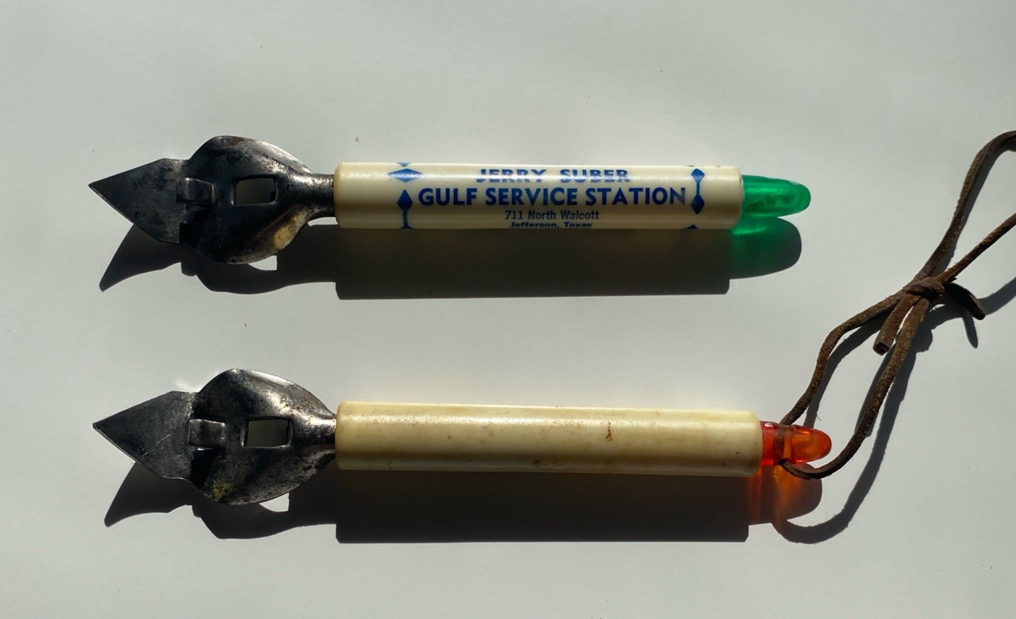 VTG GULF Oil Service Station Taillight Can Bottle Opener Jefferson Texas VTG GULF Oil Service Station Taillight Can Bottle Opener Jefferson Texas