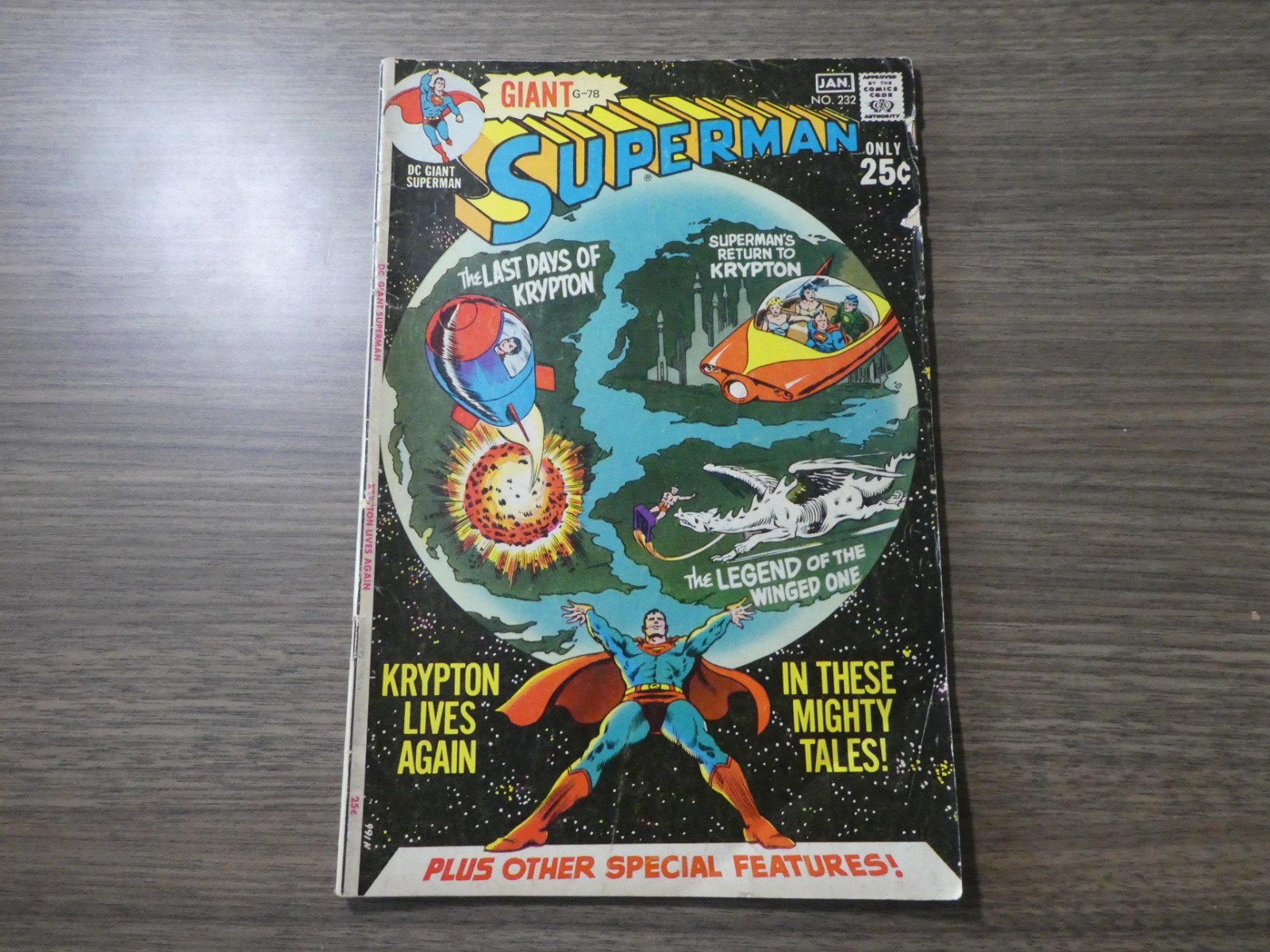 Superman 232 1970 DC Comics Murphy Anderson Jimmy Olsen Lana Lang
