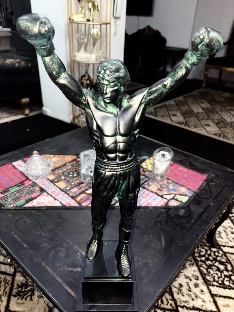 Rocky Balboa Statue Resin Boxing Figurine Movie Collectible Display Gift