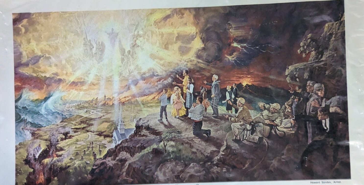 Sealed 1964 Print / Mailing “He Is Coming Soon” Sanden Seventh Day World's Fair