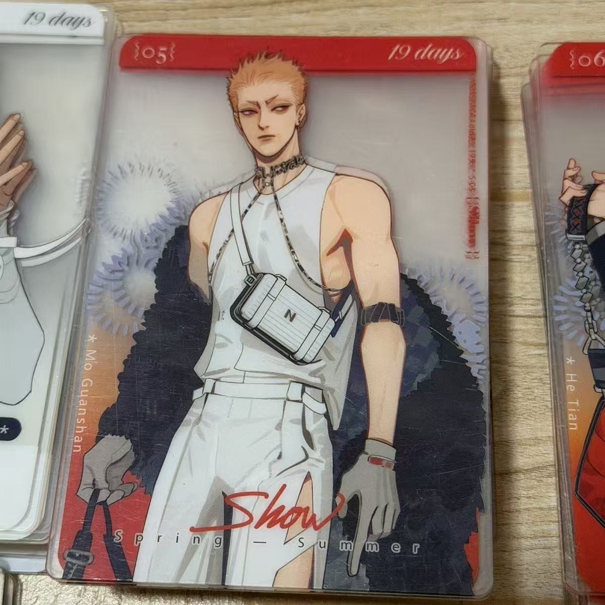 Korean Comics Bl Old Xian 19 Days Mo Guanshan Acrylic Photo Transparent Card