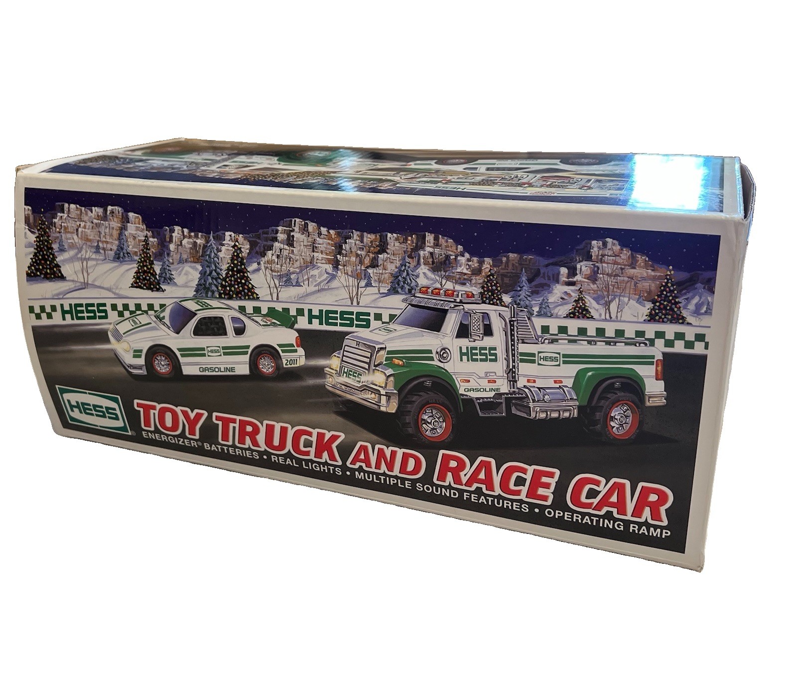 2011 Hess Toy Truck and Race Car - New In Box