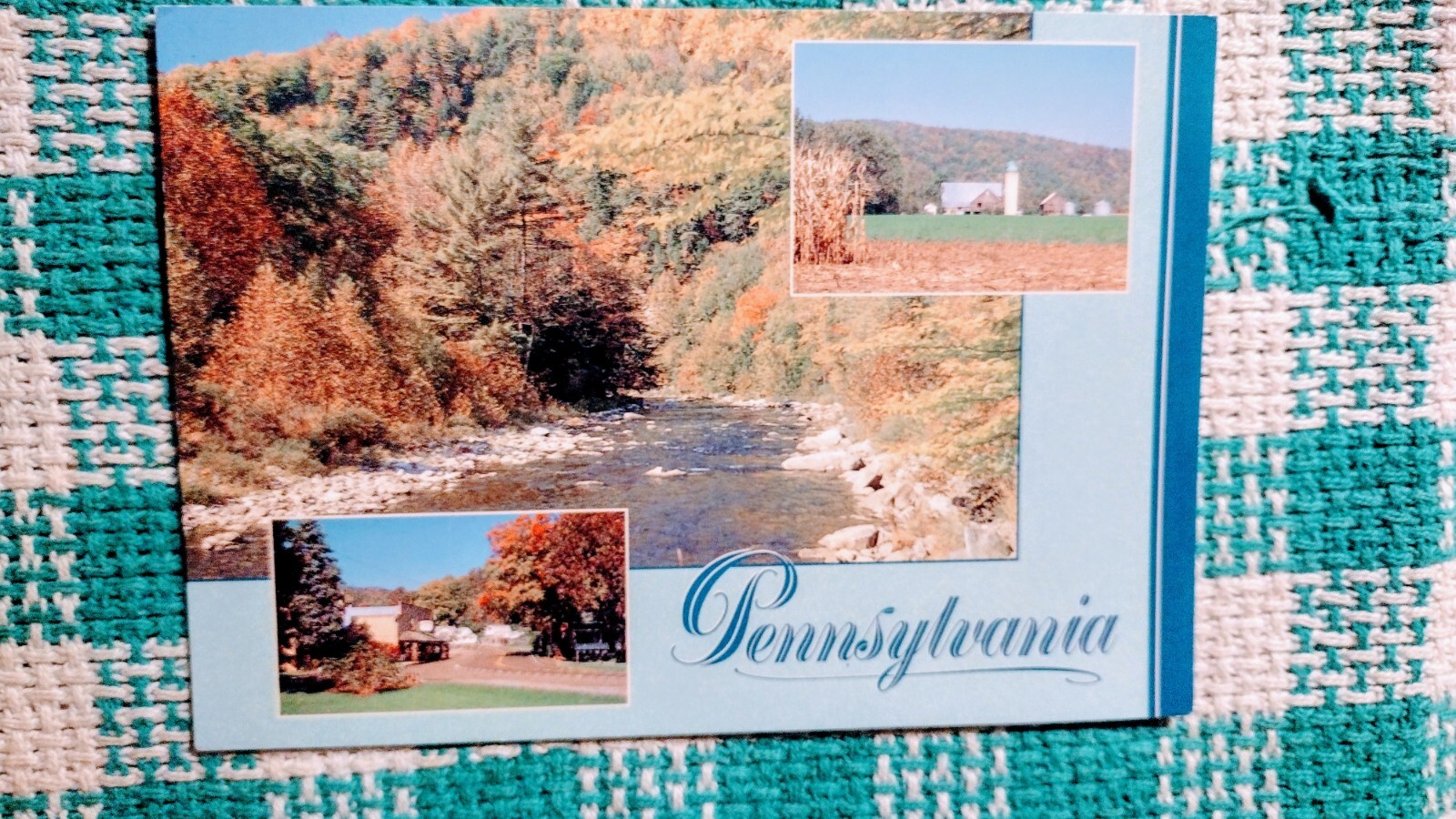 BEAUTIFUL POST CARD MUNCY VALLEY LOYALSOCK CREEK PENNSYLVANIA
