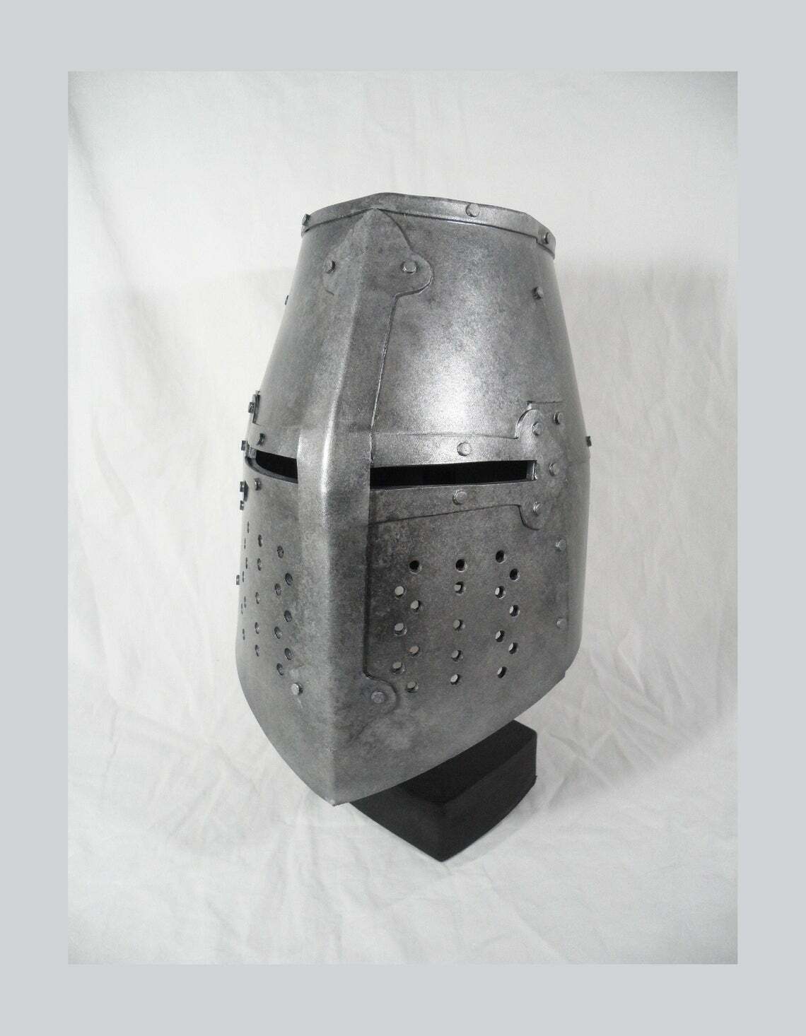  LARP Cosplay Costume Replica Eva Foam Helmet Great Helm 13/14 th Century Gift