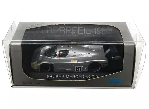 1/43 Sauber Mercedes C9 Le Mans 1989 #61 Silver Diecast Model 45065