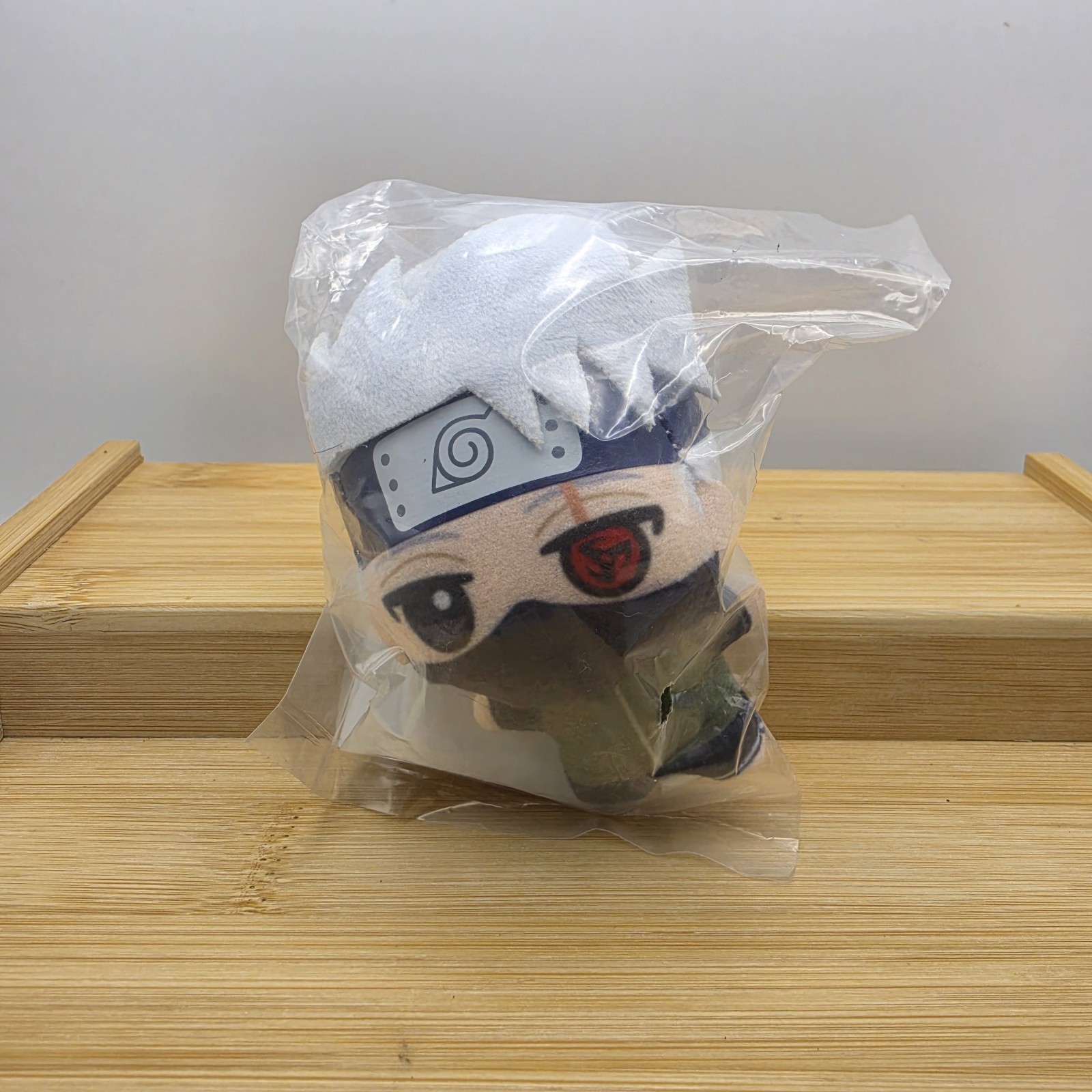 NWT RARE Bandai Naruto Shippuden Kakashi Hatake Mini Mascot Plush Kiddleton Toy