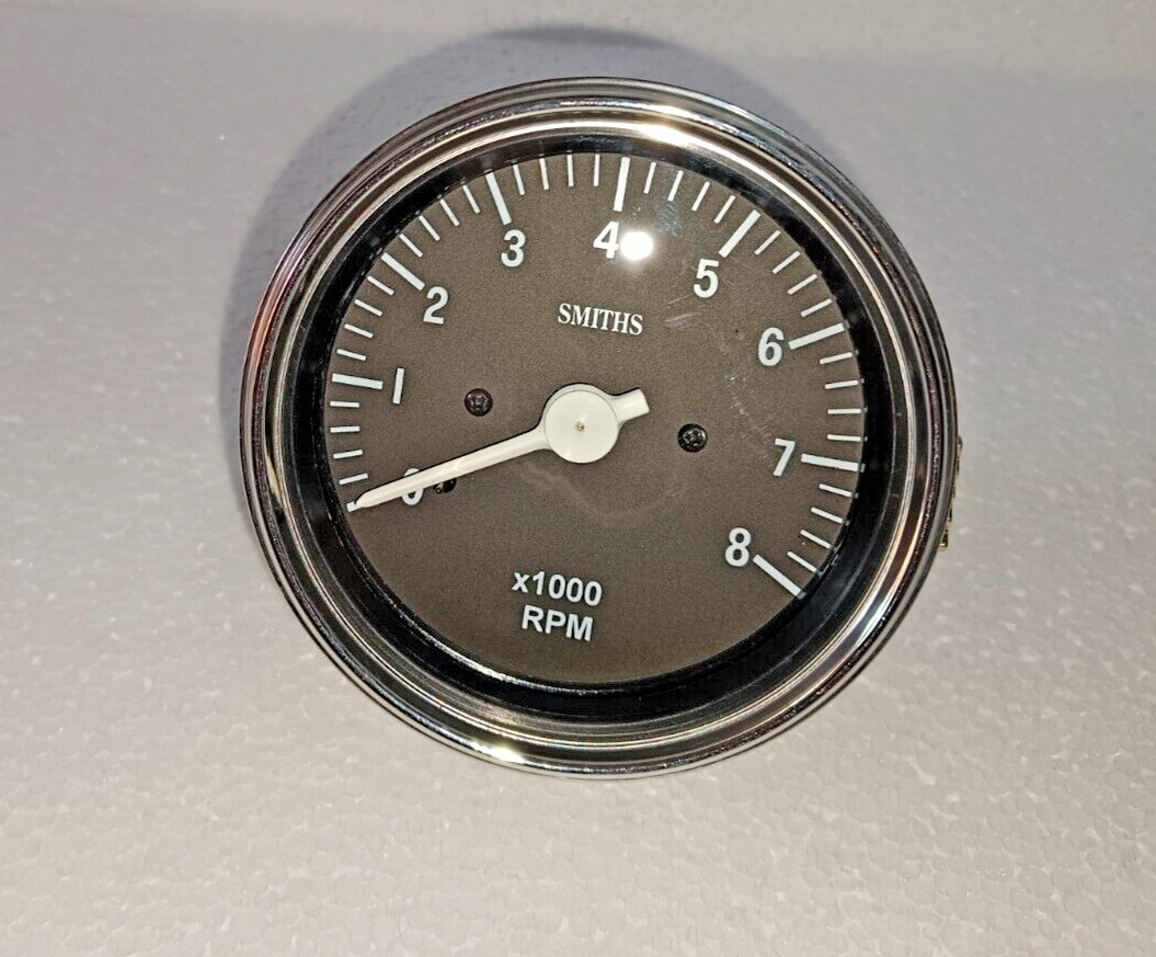 Smiths Universal Black 85mm Electric Tachometer, 0-8000 RPM