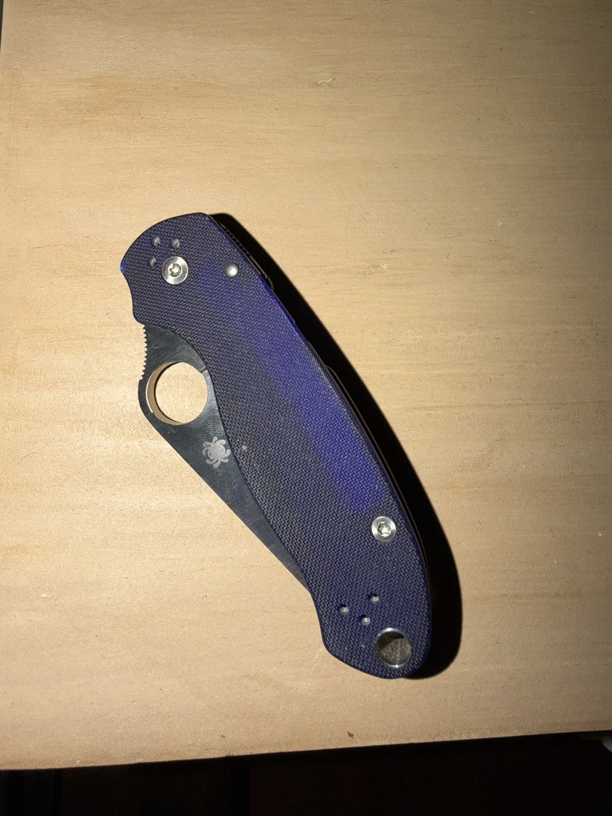 Spyderco C223GPDBL Para 3 Folding Knife - Midnight Blue - S110V