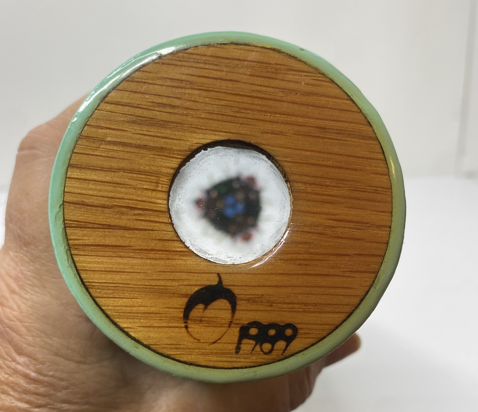 Peach Reynolds 1989 Handmade Kaleidoscope Camerascope 12.75 Inches Tall